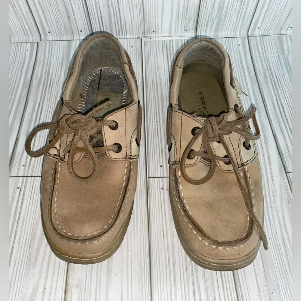 Kids Sperry Top Siders Boat Shoes Size 2.5 - Picture 9 of 9